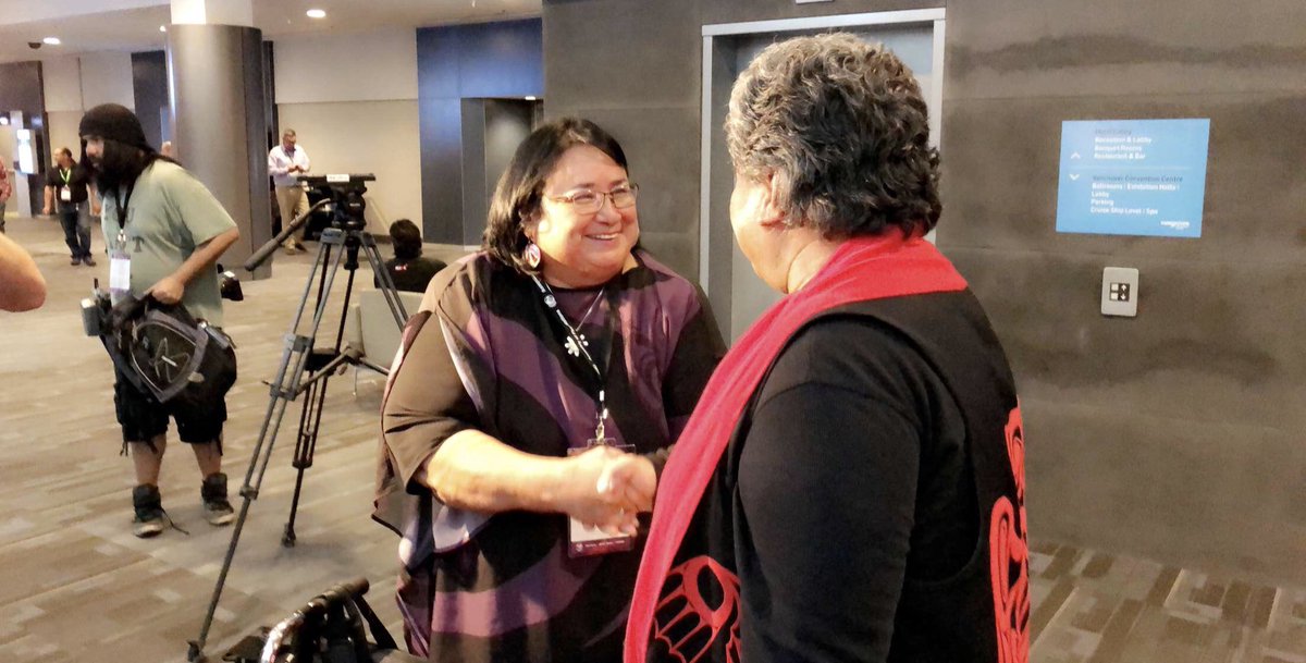 MRichardson2018's tweet photo. Another busy & day today for Team Miles!! Thank you again to everyone for your support during the 39th Annual AFN Annual General Assembly! It has been energizing, humbling & uplifting #thankful #milesfornationalchief #yournationourfuture #afn2018 #fnpoli #AFNAGA https://t.co/sjJKFfi4SZ
