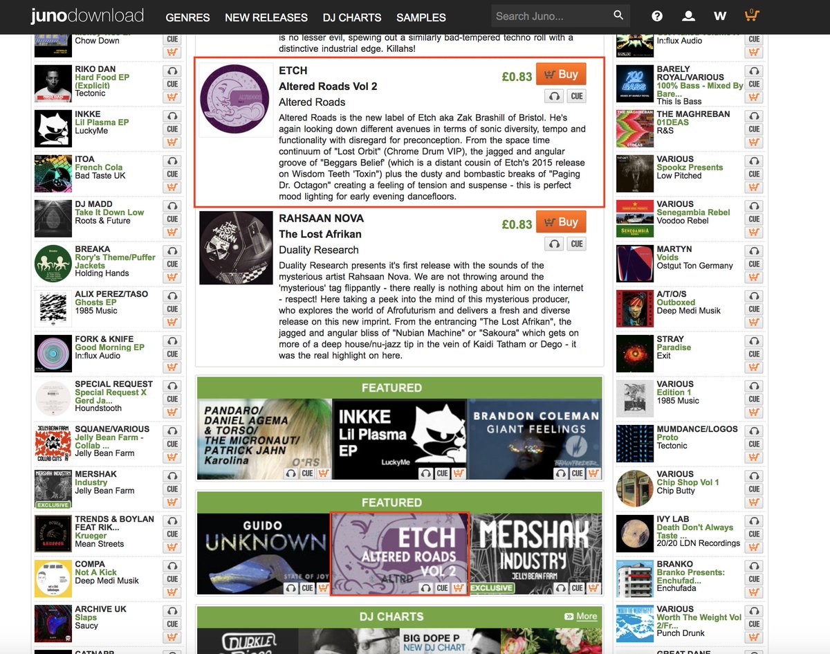 Cargo Records On Twitter Featured On Junodownload Bass Homepage