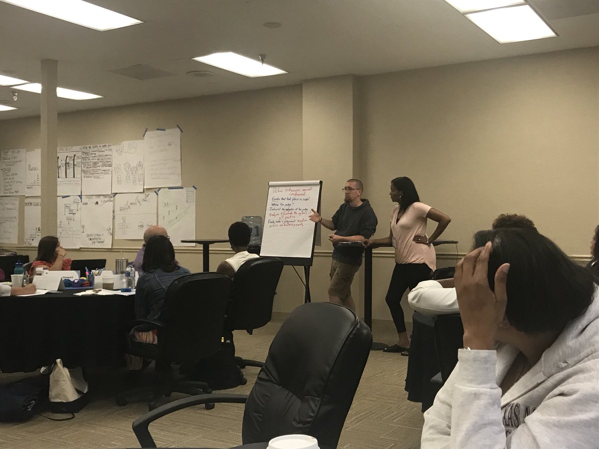 sjwteach's tweet photo. Creating intentional questions, then dissecting them to see the thinking process needed. #AFTPD #AFTSSS2018 https://t.co/NqL50KZGSU