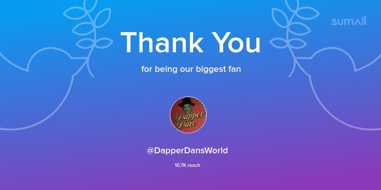 YmphTeam's tweet photo. Our biggest fans this week: @DapperDansWorld. Thank you! via https://t.co/ymnyGUkHYj https://t.co/JpjjhDuFvt