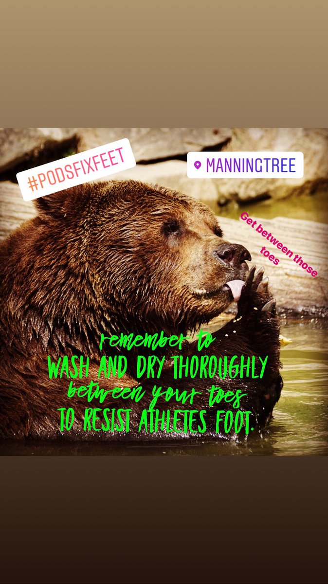 ManningtreeP's tweet image. How to combat fungal infection between toes in hot weather? Wash and dry thoroughly at least once a day #summer #peoplewithdiabetes #podiatrist #comfort