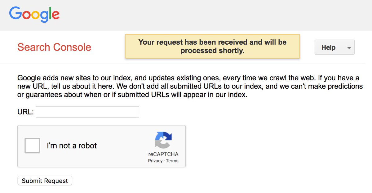 Request has been processed
