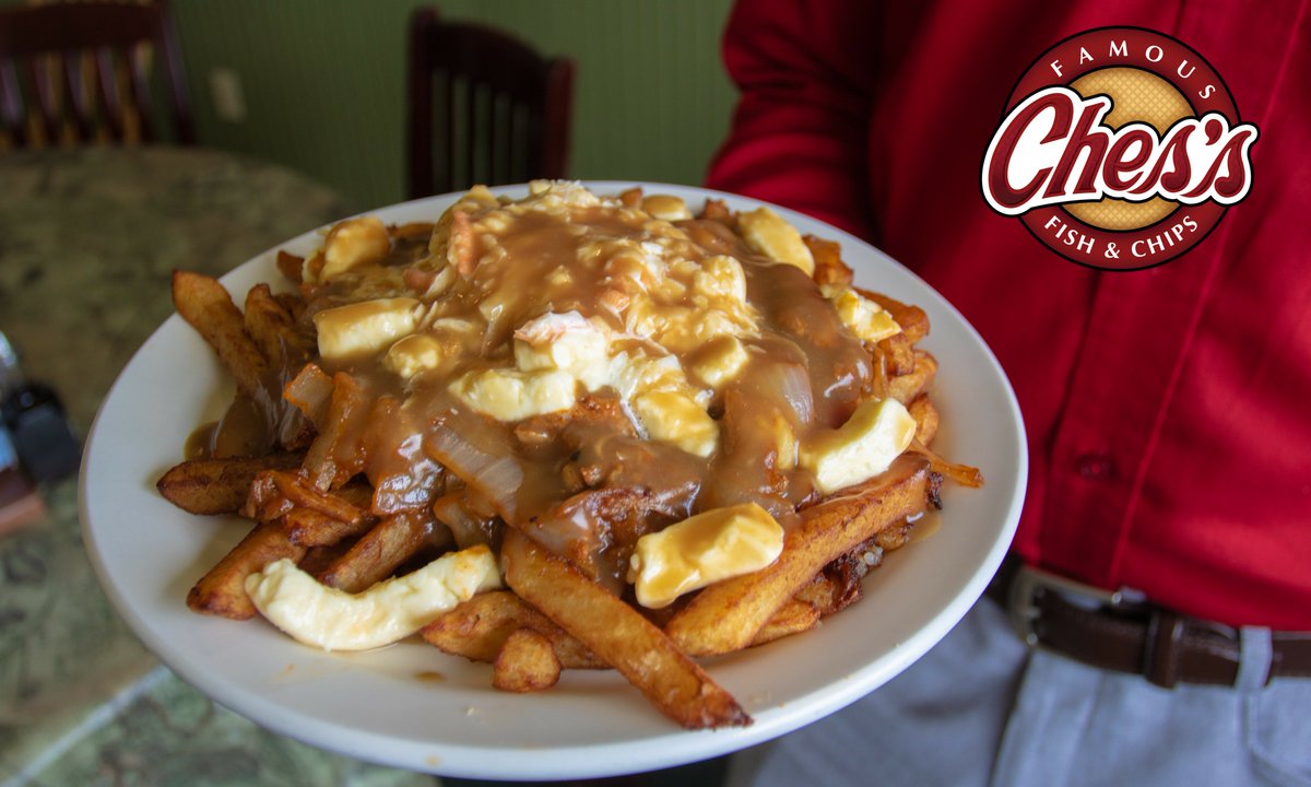 Chesfishnchips's tweet photo. Our yummy Pulled Pork poutine is only available until the end of the month! Have you tried it!? 😋#yyt #newfoundland #pulledpork #pulledporkpoutine #stjohns #gander #carbonear #mountpearl https://t.co/qC55zkqDQx