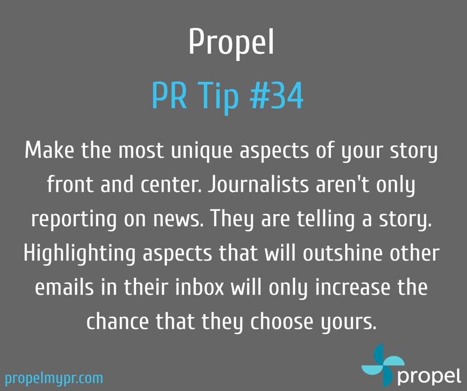 Give them the good stuff upfront! This will increase the likelihood that your pitch will stand out from the others. 📝 #PRTips #PR #PublicRelations
