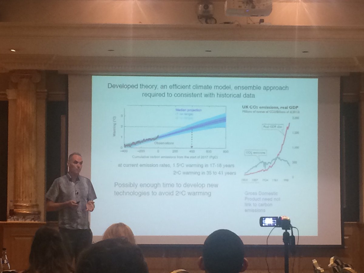 We still have time to create new technologies to prevent a 2’C #climatechange in the next 35-41 years, if we act now! <a href="/phdlife/">Grad Student</a> <a href="/EAO_DTP/">EAO NERC DTP</a> #eaoconference2018
