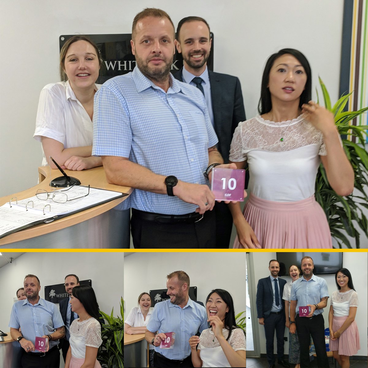 Meet Alison, Andrew, Mike & Sue-Ting who have all been presented with 10-years' service recognition awards. We're huge fans of our employees and it shows, as our average length of service is over 5 years! #employeeengagement #employeerecognition #servicequality #recognitionawards