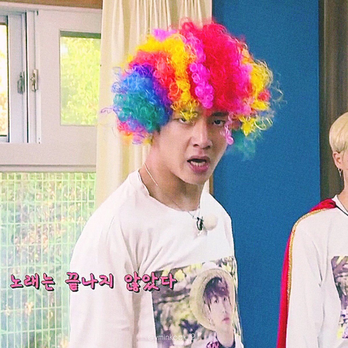Bitchts In Every Bts Run Karaoke He Always Wear That Clown Wig