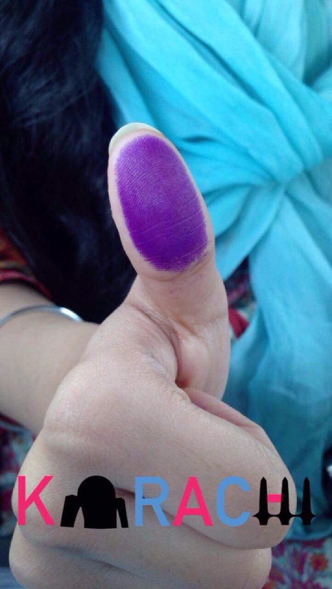 kinzayy's tweet photo. I voted did you? 
#VoteForPakistan #Elections2018 #ElectionsPakistan2018 https://t.co/AAV7Udi8Te