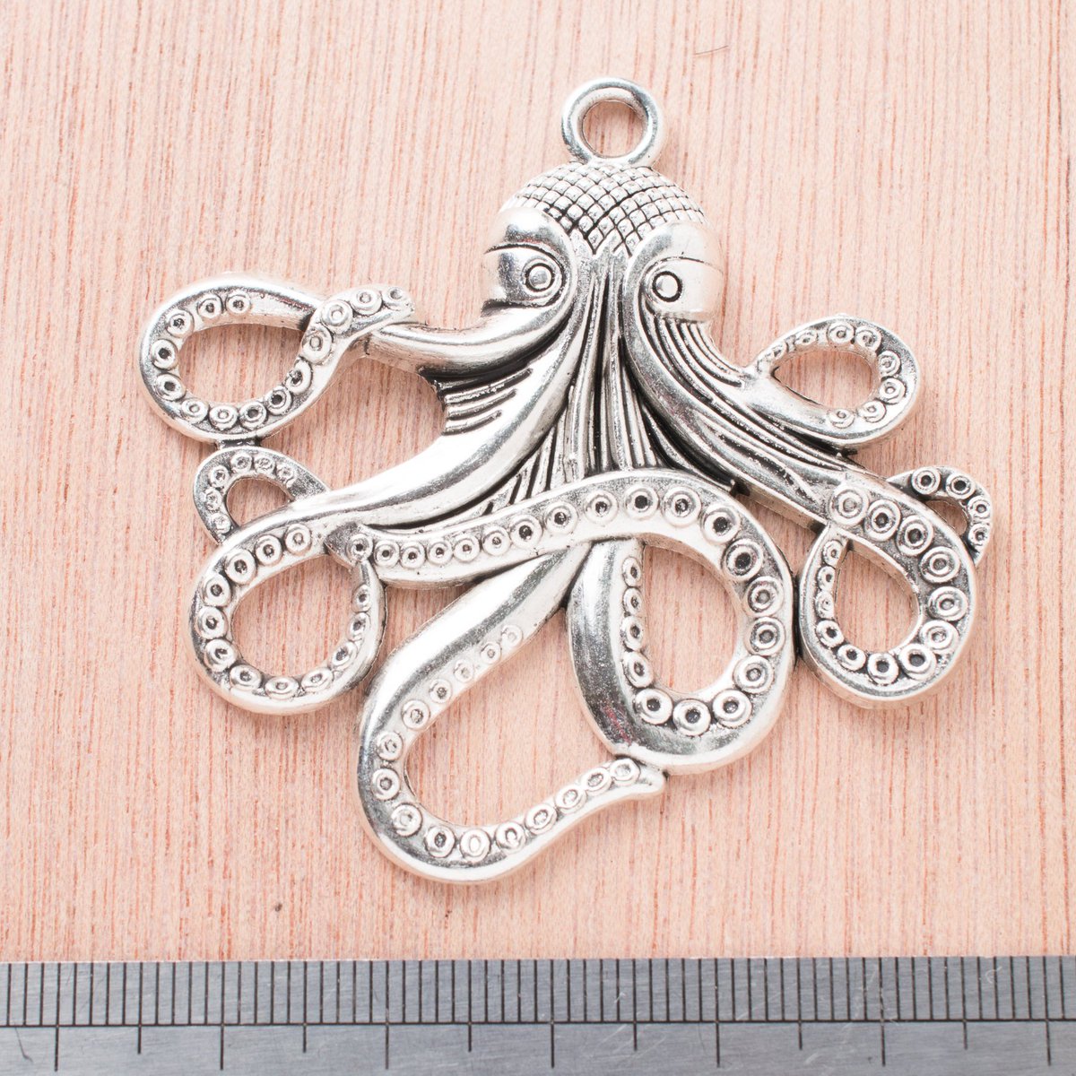 Back in stock !! : Octupus Charm. Set of Two. Silver coloured Large Size. UK Charm Seller etsy.me/2Ac5oLS #supplies #silver #octupuscharm #silveroctupus #largeoctupus #vintageoctupus #underwatercharm #seachar