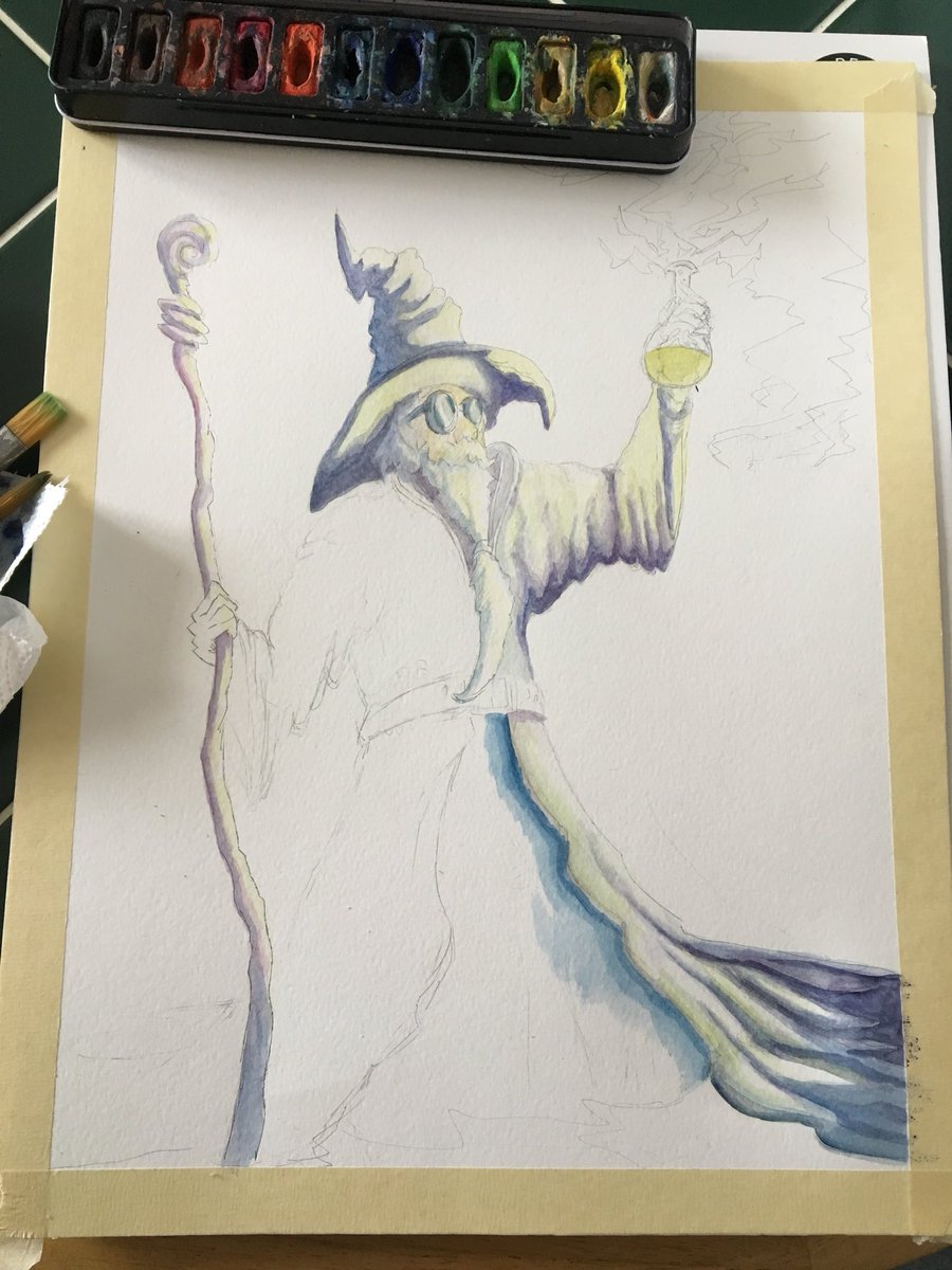MASHcreativeart's tweet photo. Working on a commission. https://t.co/06yTwj57ZL