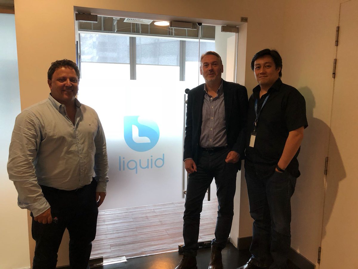 crypterium's tweet photo. Austin and Marc just met with Jeremy Tan, CEO  at Liquid Pay, putting the final touches to our forthcoming partnership. 

Stay tuned for the details

#CRPT #Crypterium #LiquidPay #Singapore https://t.co/u6U98HyGJT