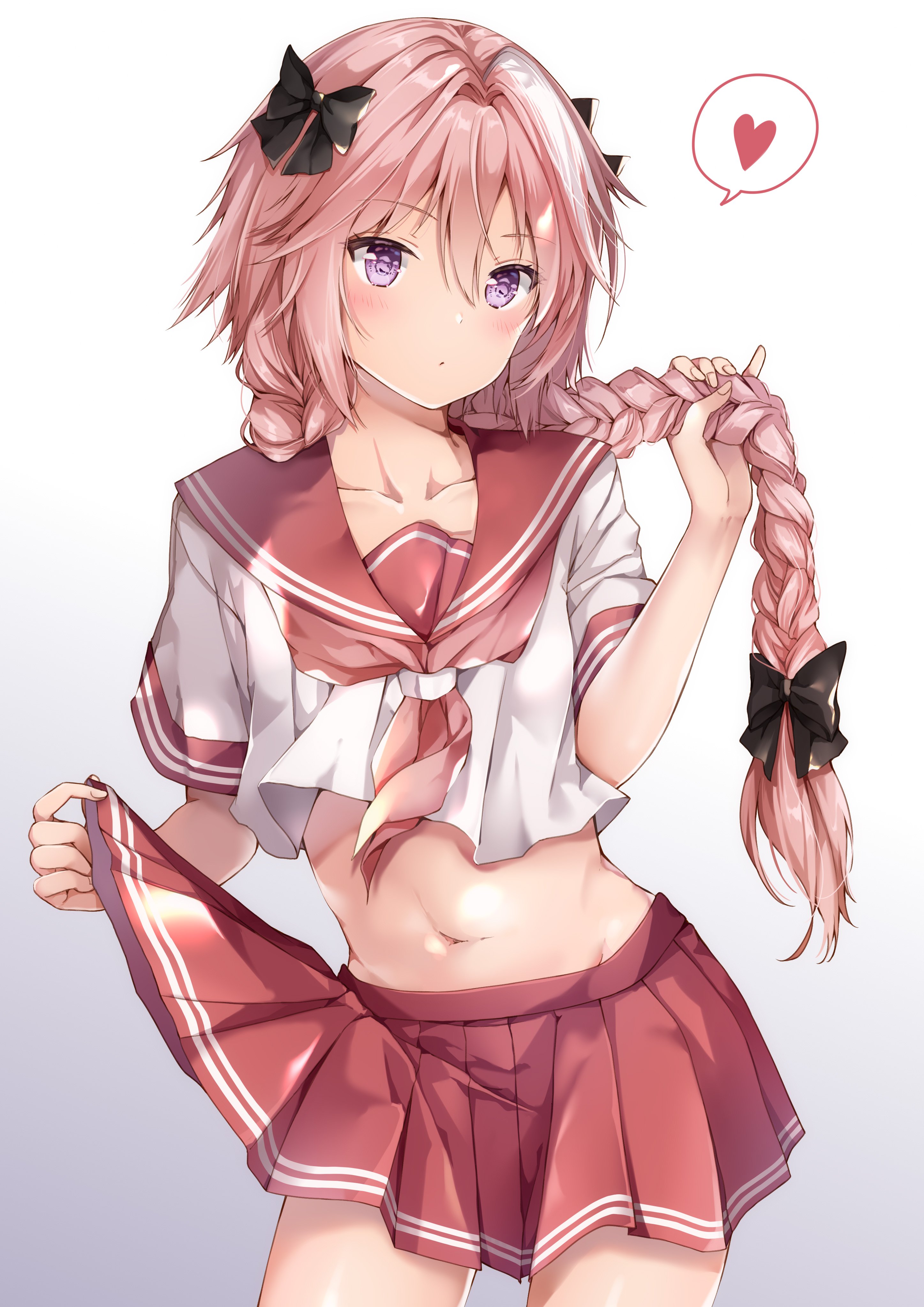 Fate Apocrypha Astolfo в юбке