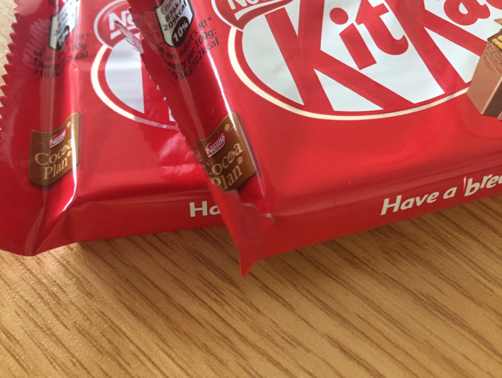 fredsaunderson's tweet photo. Time for a quick lunch #KitKat #TMtopical https://t.co/I8L4EiTHB6