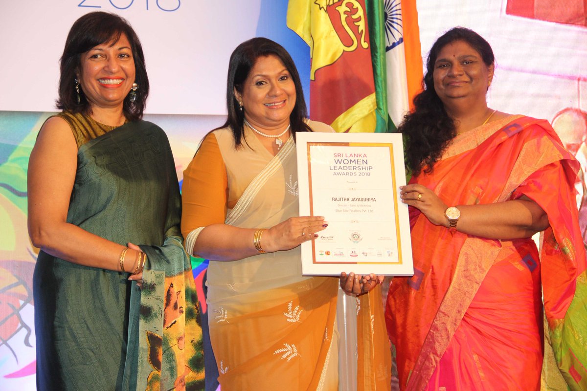 Celebrating the Women Leadership Awards, as a build-up to the World Women Leadership Congress, the SriLanka Women Leadership Awards 2018. We Congratulate Mrs. Rajitha Jayasuriya/Director Sales &amp; Marketing Blue Star Realties(Pvt)Ltd.–Member Access. for this excellent achievement.