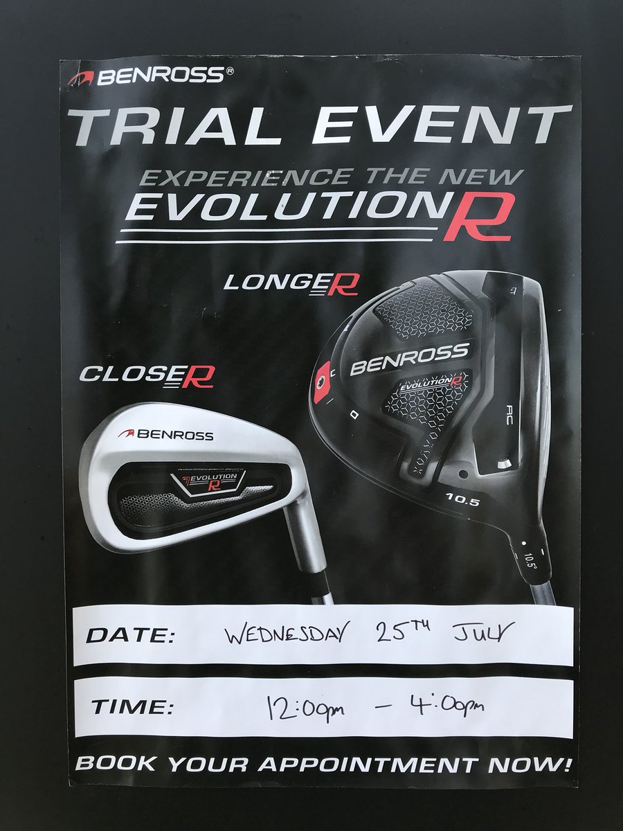 MarkTylerGolf's tweet photo. Looking forward to welcoming members & visitors to our @benrossgolf demo event today @WestBradfordGC 12:00-4:00pm #MTGolf #evolutionR #htx https://t.co/UAQQapmywu
