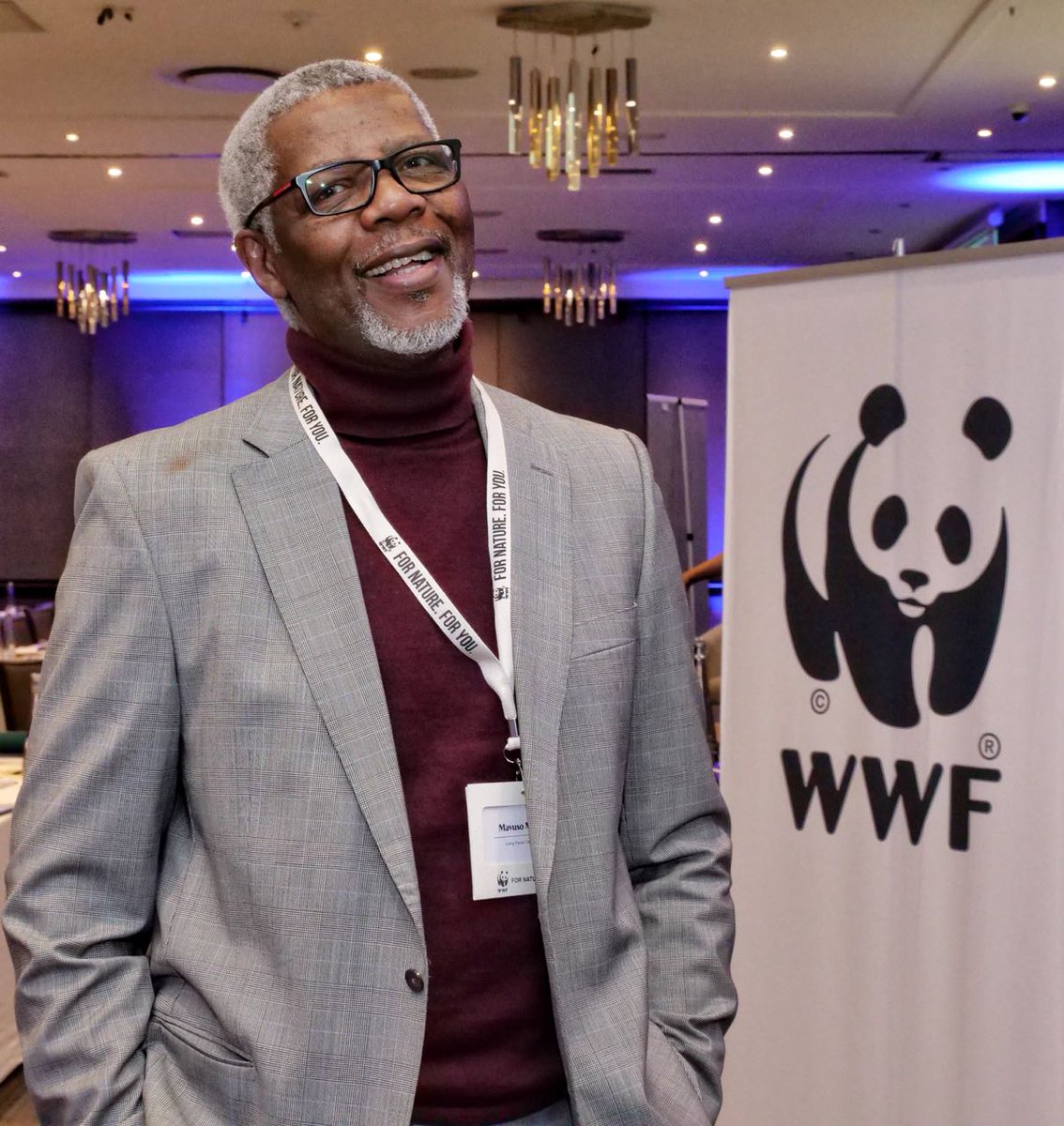 WWFSouthAfrica's tweet photo. Congratulations to this year's Living Planet Award winner Mavuso Msimang (@mavusomsimang) for his contribution to SA's conservation sector. https://t.co/ELJXnO9nlI #LPC2018 #AmanziAction https://t.co/e8EDWG6Y86