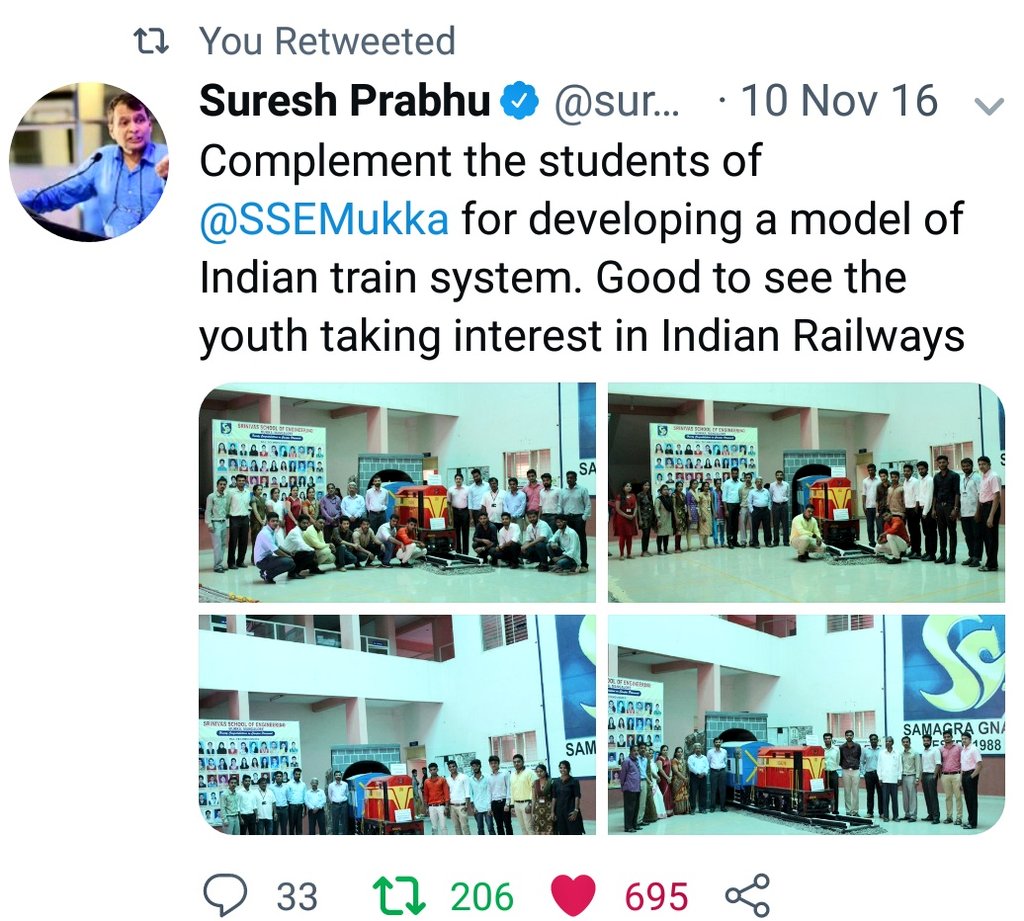 SRISTICA_SUCET's tweet photo. @DrRKHegde @SSEMukka @shreeprakashb @Vidyadevi828942 @kkaushikp @MayyaShashanka @AbhiKarwar @SwasthikGhate @SUCETMukka @Yarhok @SSuchetan @MogerShekhar @NEHAJOY94 @jintu_joseph @civilengineered @CivilEngineerin @CivilEnginerd @ConstructionMag @CONSTRUCTIONews Appreciation by Hon'ble Union Minister Sri @sureshpprabhu ji &amp; Sri @AnantkumarH ji for the #CivilEngineering Students of #SUCET #Mukka wil motivate them to achieve higher goals in life #SkillIndia #CivilEngg @SSEMukka 👉(1) https://t.co/jIvPNZzTMc  👉(2) https://t.co/1fUXd7dlXr https://t.co/kjaAdL8NR8