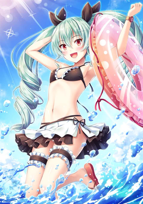アンチョビ姉さんと海に行きたい #ガルパン 
