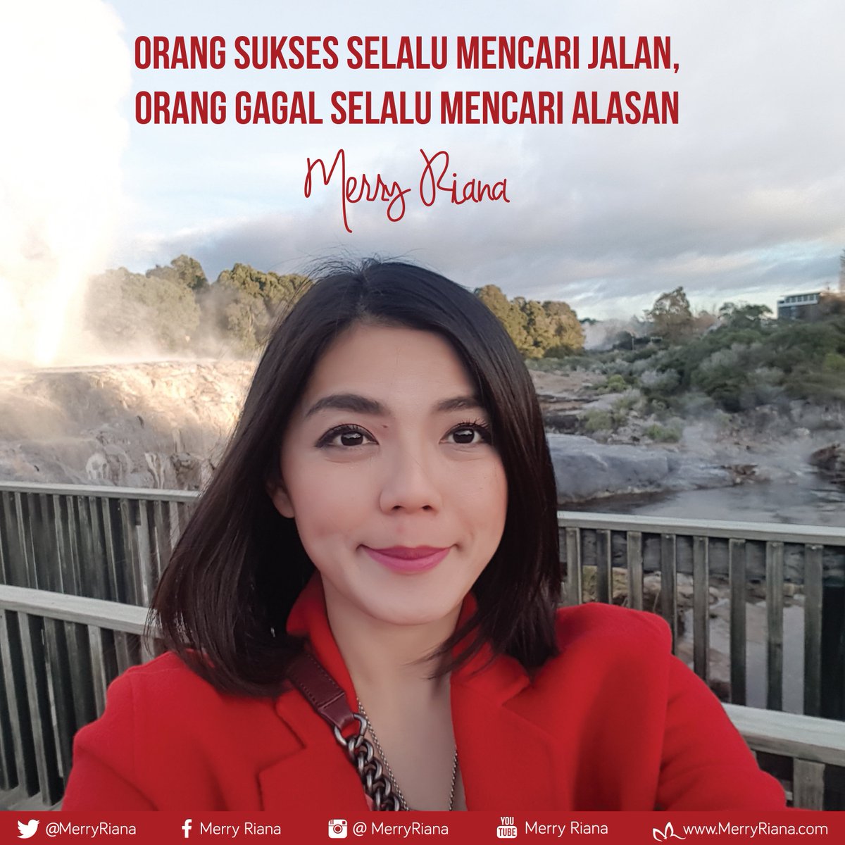MerryRiana's tweet photo. Orang sukses selalu mencari jalan, orang gagal selalu mencari alasan. #Motivasi #MerryRiana https://t.co/GWLWnzefRq