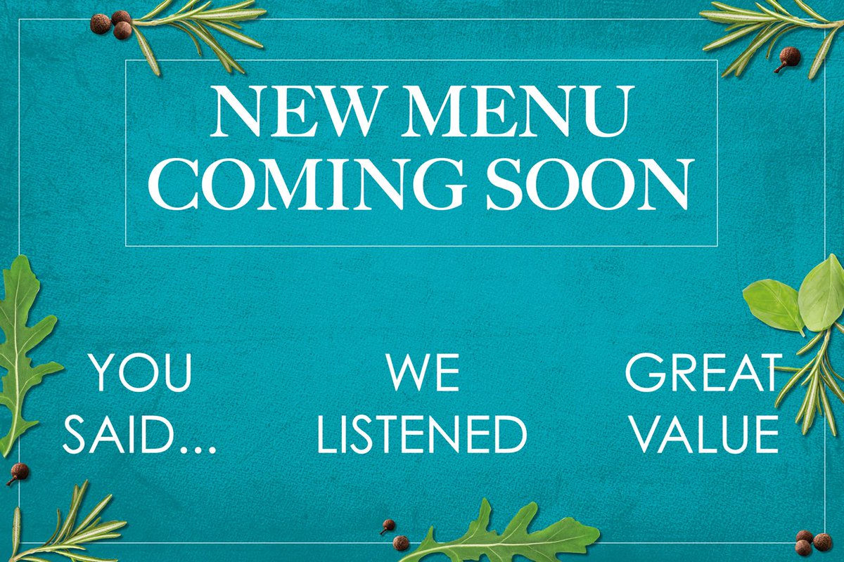 SiAyrshire's tweet photo. You said, we listened &amp; now we have a new “Great Value” Menu coming!! #ayrshire #simpsinns Keep your 👀 peeled! https://t.co/CE0Q1IS4ys