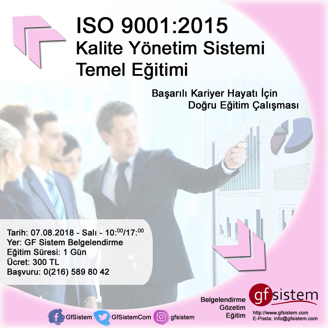 #ISO9001 #temeleğitim #ISO9001Eğitimi #kalite #quality #kalitebelgesi #isobelgesi #qualitymanagement #kaliteyönetimsistemi #kaliteeğitimi  #iso9001temeleğitimi