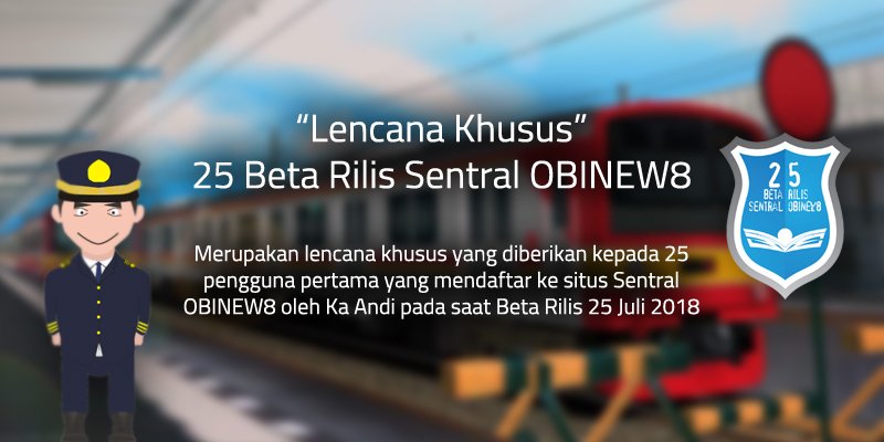 openBVE_ID's tweet photo. Terima kasih kepada 25 pengguna pertama yang telah mendaftar di situs Sentral OBINEW8 😊 Bagi pengguna yang tidak mendapatkan lencana jangan khawatir masih ada lencana lain di Sentral OBINEW8 - Buka tautan situs hanya di https://t.co/ujfknL6v0H

#OpenBVE #SentralOBINEW8 https://t.co/XDBy4H9pCT