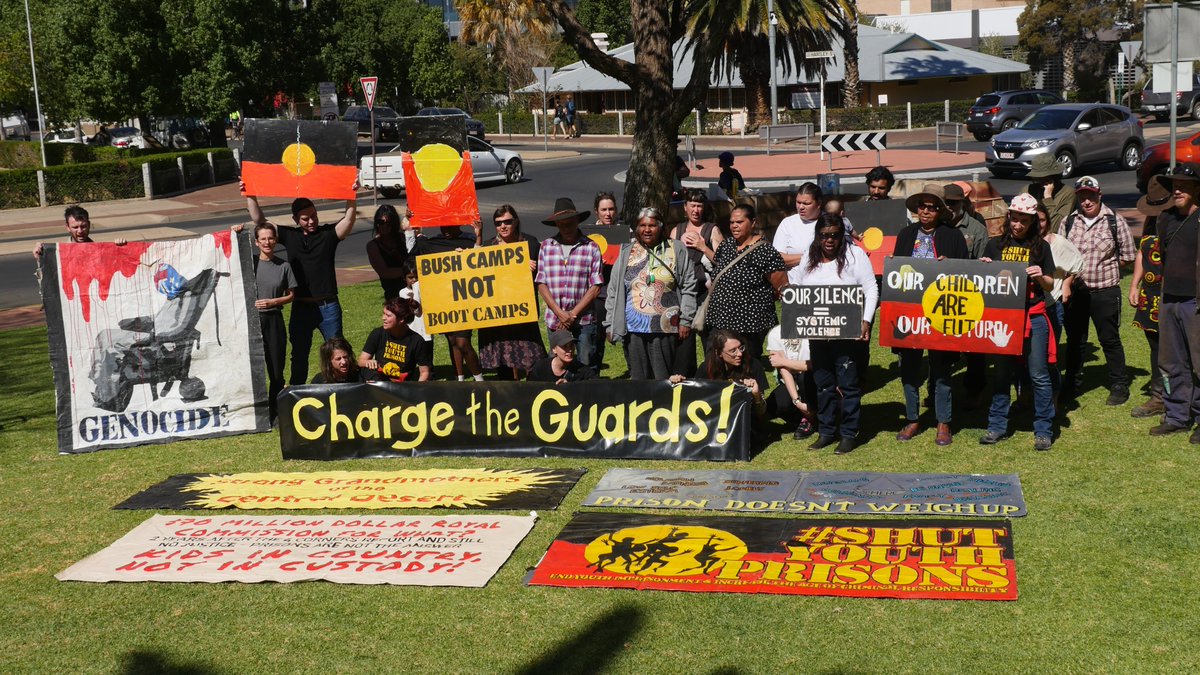ShutYouthPrison's tweet photo. CHARGE THE GUARDS #ShutYouthPrisons
2 Years on from #FourCorners #DonDale
Guards continue to torture and abuse children with impunity.
#AliceSprings Youth Prison in the top 10 of overcrowded prisons globally - at 270% overcapacity #nt #auspol https://t.co/MzAgbX6byy