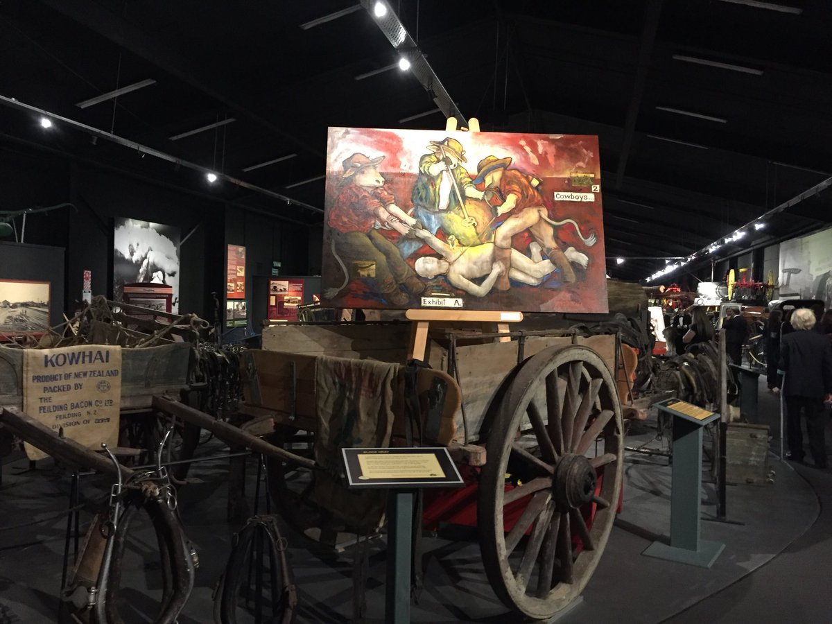 LSinNZ's tweet image. A brilliant evening at the opening of Barrie Pilchers’ private art collection at the Coach House Museum in #FriendlyFeilding celebrating Manawatu artists, our rural heritage, and diversity of thought #thisismanawatu @temanawanz @Manawatu_NZ @RachelBowenPNCC @ArtsAccessNZ