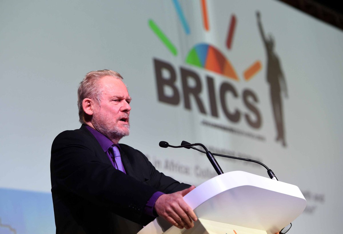 SAgovnews's tweet photo. [PICS] @the_dti Minister Dr Rob Davies and deputy @BMagwanishe at the #BRICS Business Forum @BRICS_10  #BRICSZA #BRICSBF https://t.co/OWGrs0kd9c