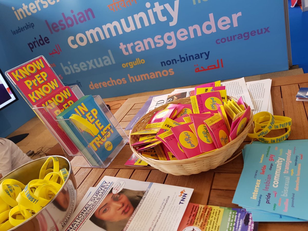PrEPnuNL's tweet photo. In PrEP We Trust! Come and meet us at 12.30 pm at the Global Village, booth 512! Everybody welcome! #AIDS2018 #PrEP #PrEPnu #InPrEPWeTrust https://t.co/FqitV7qk49