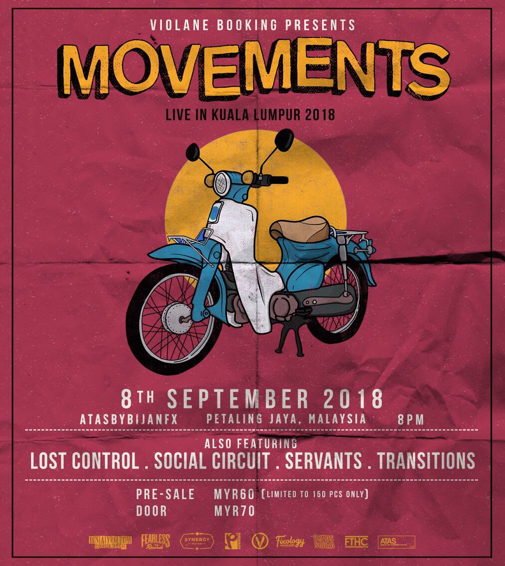 We are excited to announce that we will be supporting <a href="/movementsCA/">Movements</a> SEA tour live in Kuala Lumpur this 8th September at @ATAS_byBijanFx !! We also will share the stage with <a href="/transitionsmy/">Transitions</a> <a href="/socialcircuitkl/">Social Circuit</a> <a href="/LostControlMY/">Lost Control</a> !! brought to you by <a href="/officialviolane/">Violane Booking</a> !! #MovementsLiveInKL