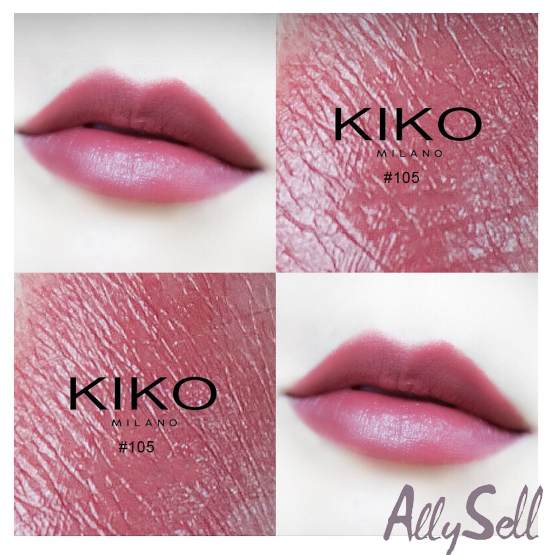 AllyBeauty on X: "💄Lipstick Swatch Part - KIKO MILANO #105. It's full of  femininity! 💋 @KikoMilanoUSA 💋 💋 #kiko #lipstick  https://t.co/ukiF2qMPzu" / X