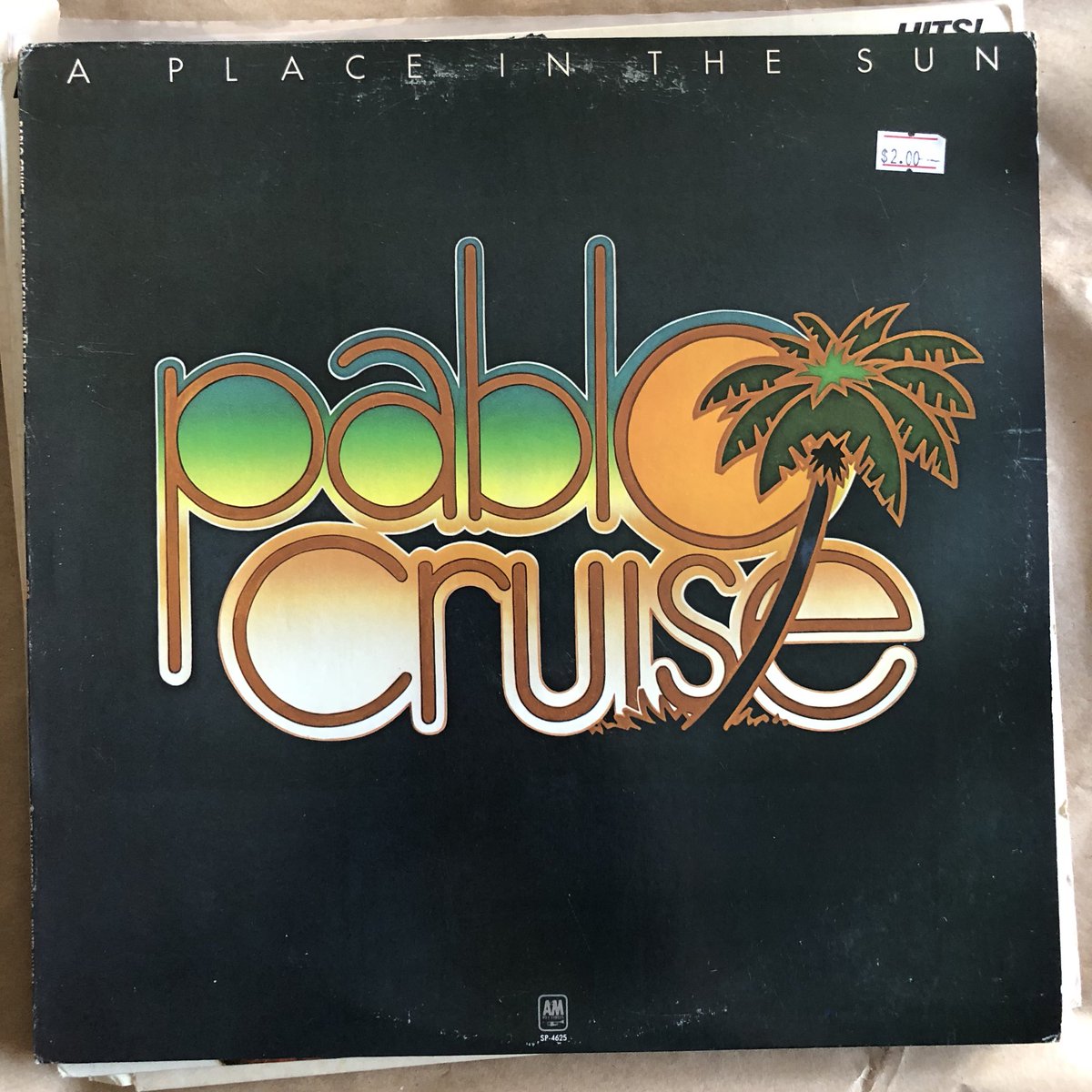 thenikrivers's tweet photo. Sunday was a good day, cause I found @PabloCruise on vinyl. #YachtRock #Breezy #APlaceInTheSun #JamRecords https://t.co/bi2WSSYwre