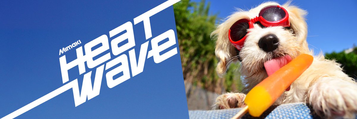 isubdigital's tweet photo. Enjoying the great weather? Enjoy some great deals on @HybridServices Mimaki machines with the Heatwave offers.  Trade in, cashback &amp; extended warranty offers available! contact us for further information. https://t.co/gWvKbol2VG