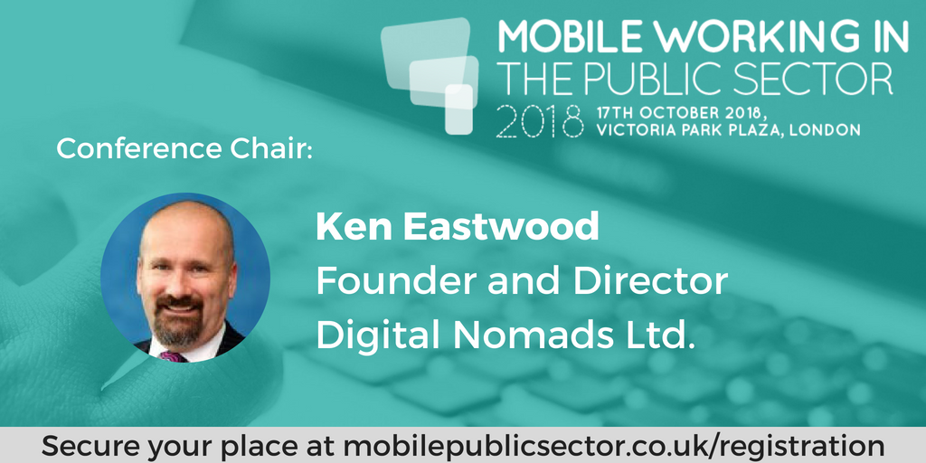 MobilePublicSec's tweet photo. Attend @MobilePublicSec on 17th October to hear our Chair @keneastwood 
View all our speakers at https://t.co/osR1eHFSuU

#MobilePS #Digital #Technology #innovation #transformation @nomadbuzz https://t.co/hYhhZqIHaS