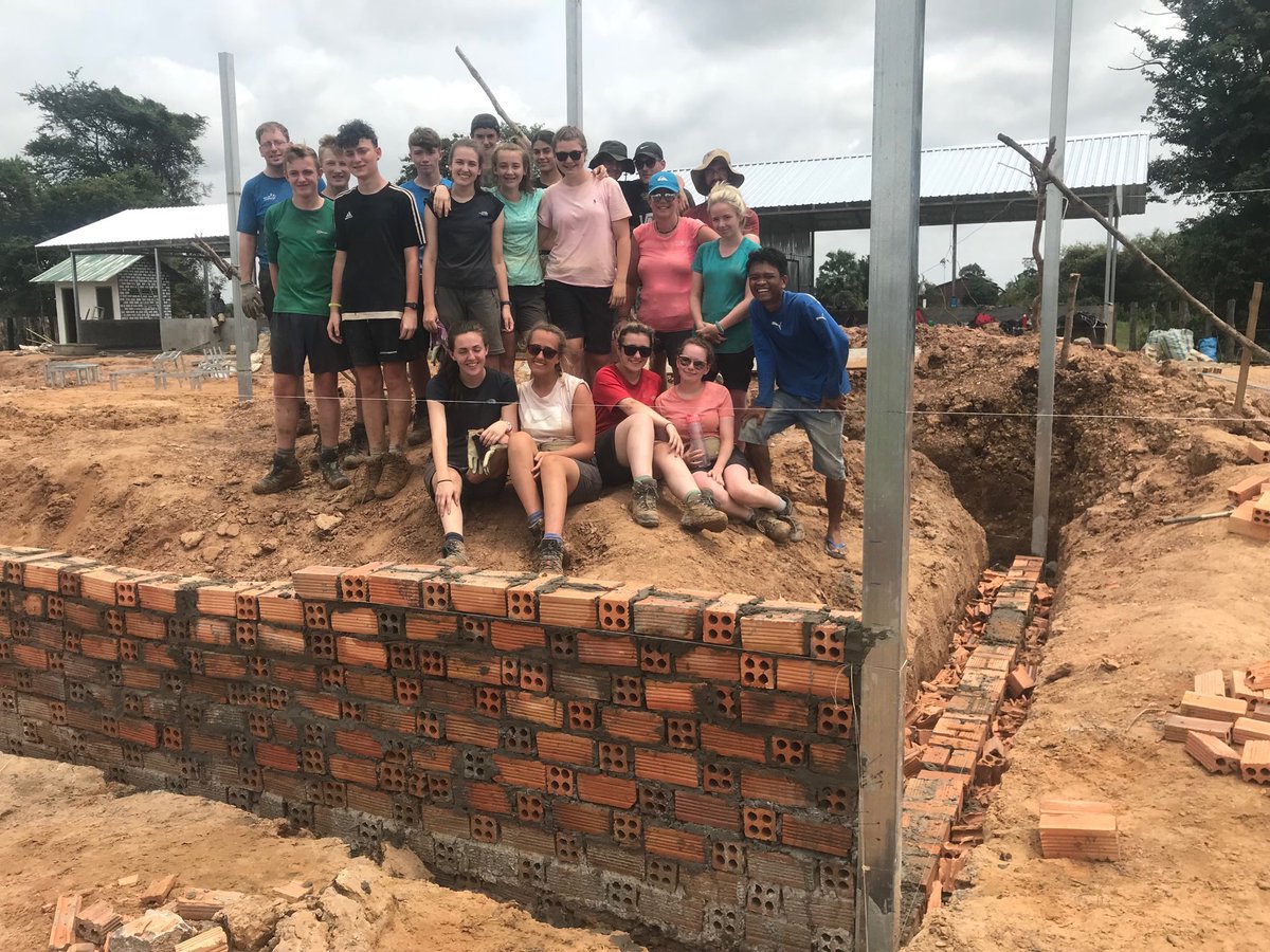 Final day of project done, and solid foundations are done ready for the next ⁦<a href="/weareworldchall/">World Challenge</a>⁩ group to finish. Back in Siem Reap now.