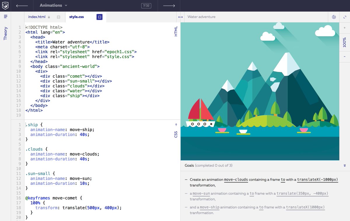 htmlacademy_en's tweet image. Hello everyone! Guess what? HTML Academy speaks English now 😎 Many people have asked if there’s any front-end courses as good as ours but in English. One of our best courses is available in English now for curious CSS explorers! Meet and enjoy css-animations.io