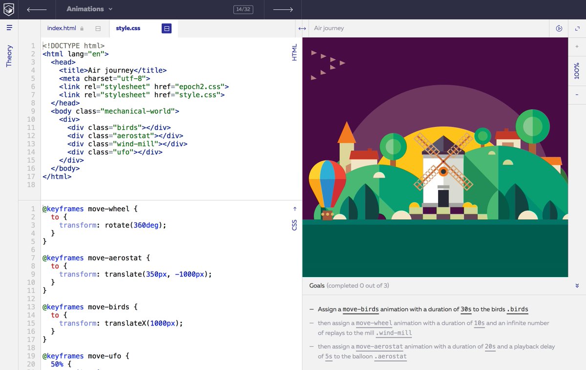 htmlacademy_en's tweet image. Hello everyone! Guess what? HTML Academy speaks English now 😎 Many people have asked if there’s any front-end courses as good as ours but in English. One of our best courses is available in English now for curious CSS explorers! Meet and enjoy css-animations.io
