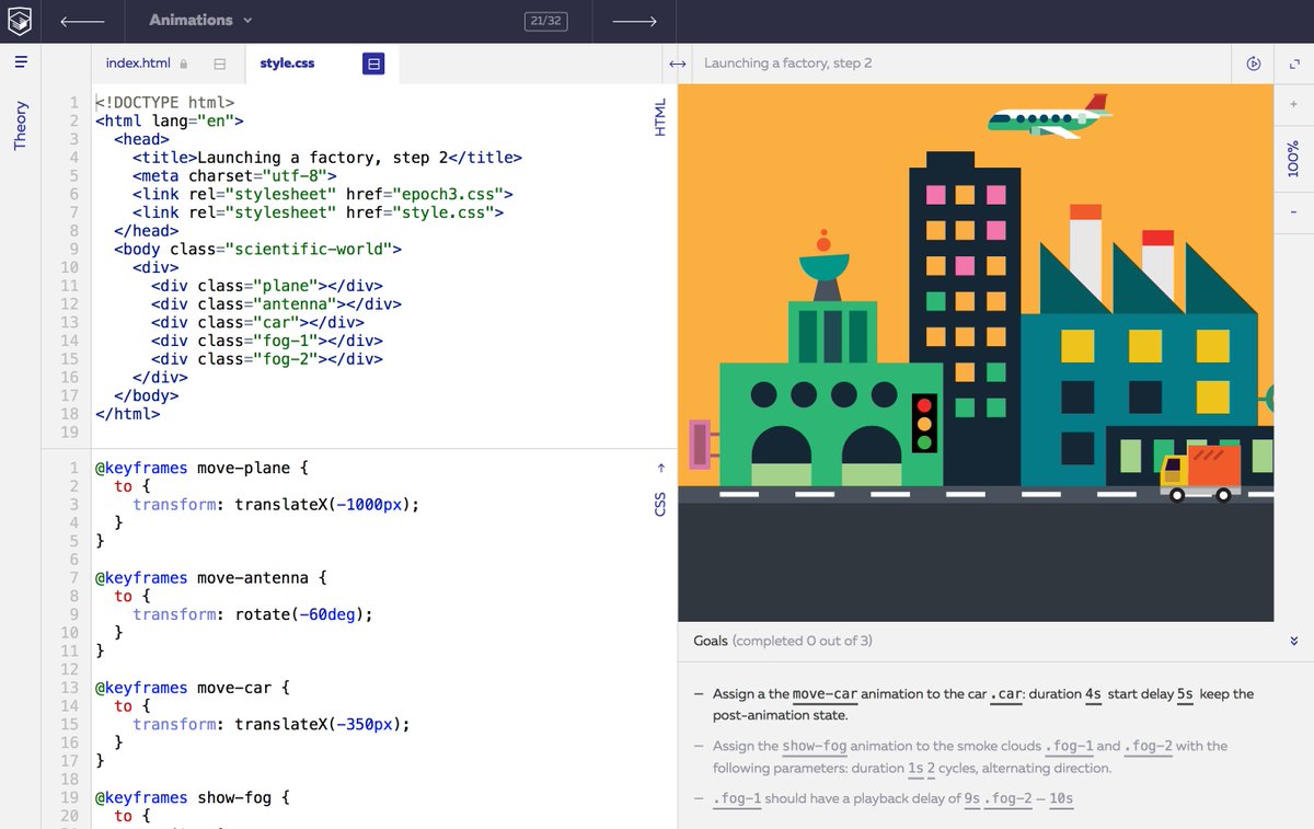 htmlacademy_en's tweet image. Hello everyone! Guess what? HTML Academy speaks English now 😎 Many people have asked if there’s any front-end courses as good as ours but in English. One of our best courses is available in English now for curious CSS explorers! Meet and enjoy css-animations.io