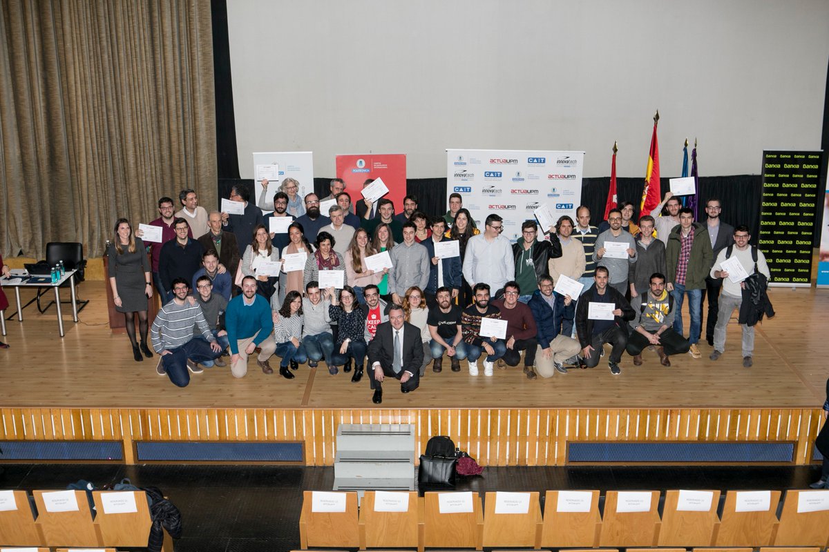 actuaupm's tweet photo. ¿Te perdiste el #WE500 y los Premios a las Mejores ideas de la #15actuaupm? ¡Aquí tienes todos los vídeos de la jornada! https://t.co/Myz32KmObV Gracias @gateupm #somosUPM #nosoloingenieria https://t.co/gHE37mZodH