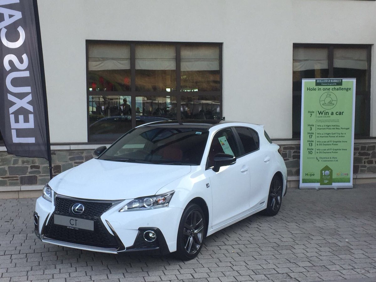 Pitchside Hospitality (@pitchsidehospo) on Twitter photo A huge thank you to <a href="/LexusCardiff/">Lexus Cardiff</a> for supporting our <a href="/holland_barrett/">Holland & Barrett</a> event in aid of Healthy Hope & <a href="/RainbowsHospice/">Rainbows Hospice</a>
If one of our golfers get a hole in one, they drive away with this magnificent car today. What a prize! ⛳️
#EnjoyGivingSomethingBack #Lexus #WinACar A huge thank you to <a href="/LexusCardiff/">Lexus Cardiff</a> for supporting our <a href="/holland_barrett/">Holland & Barrett</a> event in aid of Healthy Hope & <a href="/RainbowsHospice/">Rainbows Hospice</a>
If one of our golfers get a hole in one, they drive away with this magnificent car today. What a prize! ⛳️
#EnjoyGivingSomethingBack #Lexus #WinACar