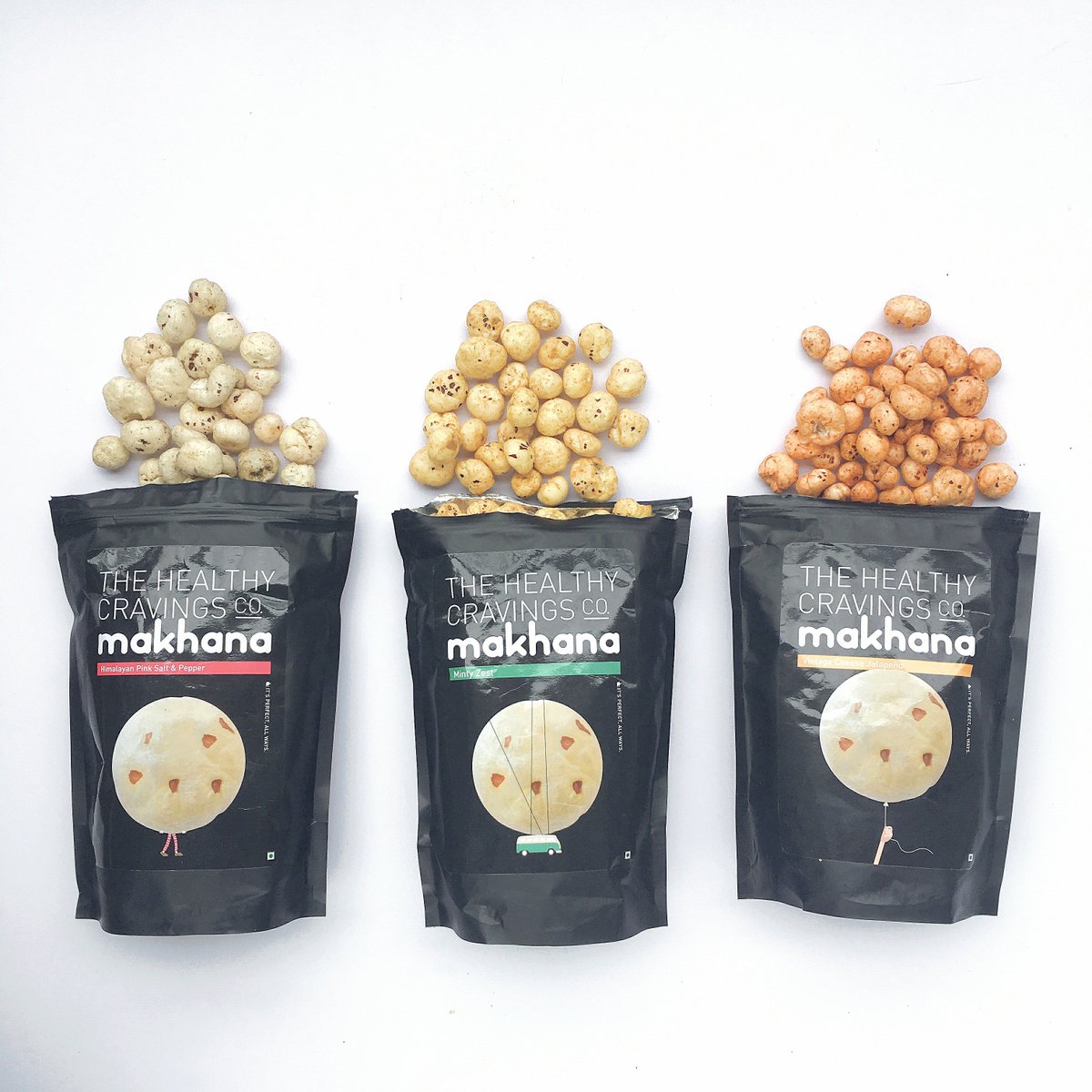 healcravingsco's tweet photo. 🔥🔥What's your craving pick today?🔥🔥
Himalayan Pink Salt & Pepper 💮 Vintage Cheese Jalapeno 💮 Minty Zest 💮
.
.
.
#makhana #allnatural #roasted #vegan #highprotein #healthysnack #thccsnack #buzzfeedfood #foodtalkindia #healthylifestyle #wednesdayvibes #vscoindia #mumbai https://t.co/m3j1CoF2Jk
