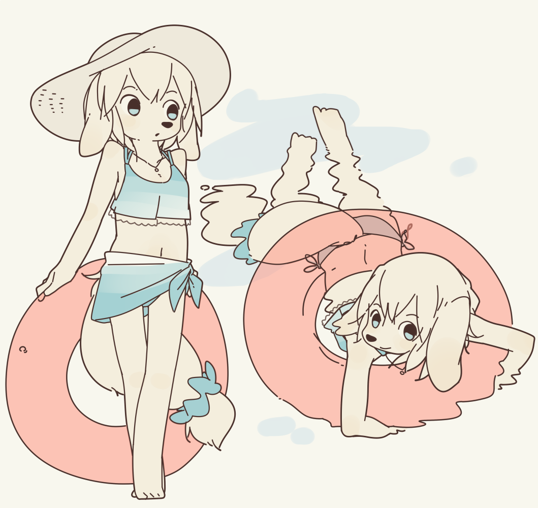 A trip to the pool with a Dachshund girl~ 