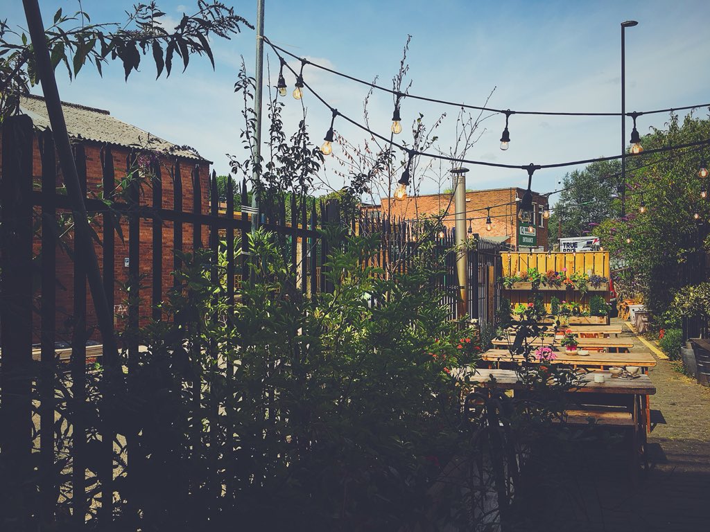 Kilns garden has become a jungle! Not a bad place for a morning coffee, &amp; damn we’ve got strong coffee!