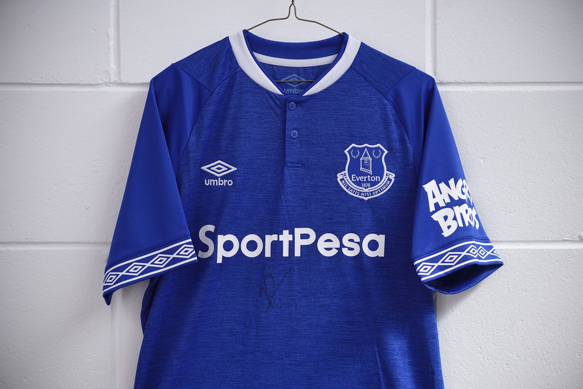 Everton's tweet image. 👕 | Win the first #EFC shirt @richarlison97 wore, signed by the man himself!

Simply RT this post to enter.