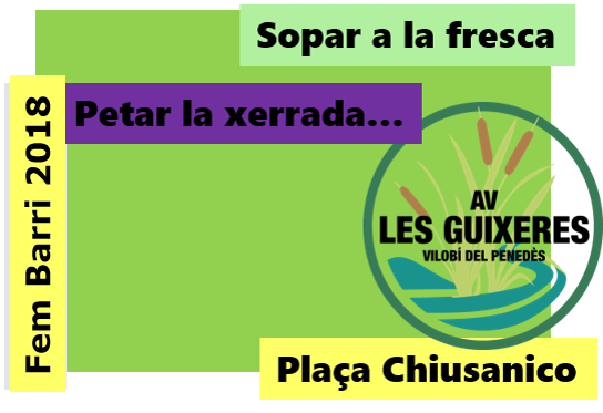 avguixeres's tweet photo. Fem Barri 2018 https://t.co/pihJX8pFQ8 https://t.co/RFlMxNhi1T