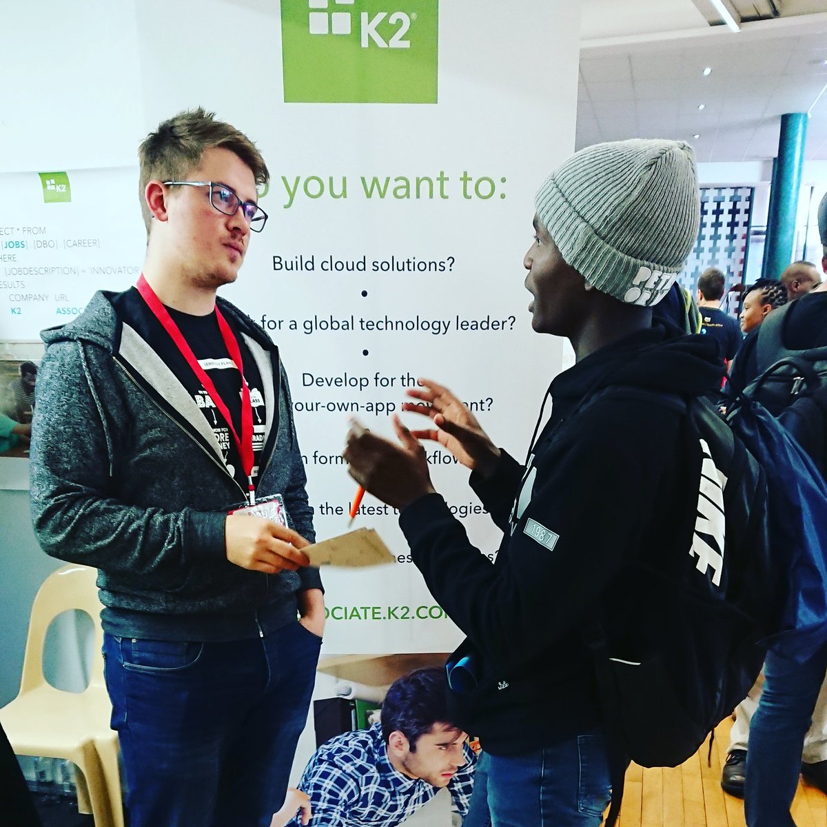 Merandi4's tweet photo. @K2onK2 Career Day University of Pretoria https://t.co/IeJXKwWeKB