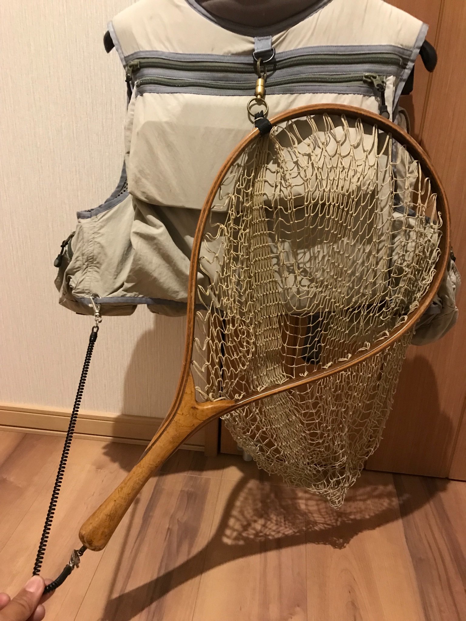 魚に優しいラバーネット❗️中・大型ランディングネット