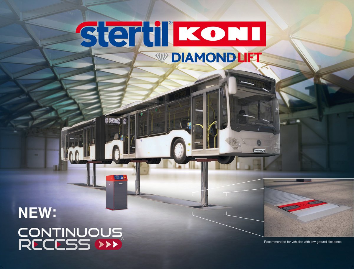 #Stertilkoni will be at the <a href="/automechanika_/">Automechanika</a> in Frankfurt 11-15 Sept. and @iaamesse IAA in Hannover 20-27 Sept. Come see the impressive in-ground DIAMONDLIFT and learn about latest developments for vehicle maintenance with the #StertilKoni range of heavy duty vehicle lifts.