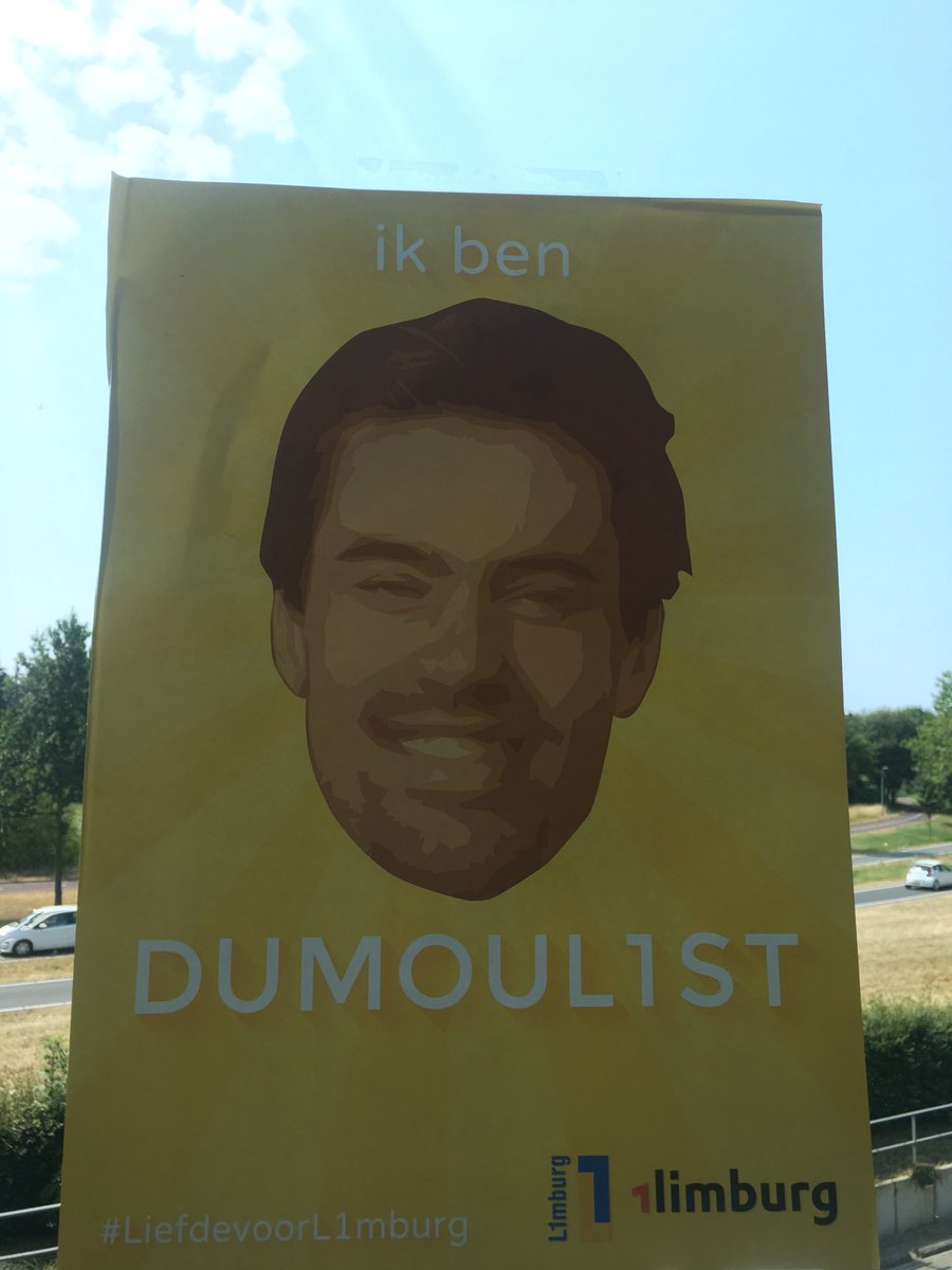 We zijn er weer met de DUMOUL1ST-poster. De gele versie deze keer!! Af te halen bij de Albert Heijn filialen in Zuid-Limburg, op de lokaties van Tour de L1mbourg EN via L1.nl/tdl #L1 #samenvoorgeel ⁦@gertjakobs64⁩ ⁦<a href="/LidaHuver/">Lida Huver🇺🇦</a>⁩ ⁦<a href="/BasvanMulken/">Bas Van Mulken</a>⁩ #TDF